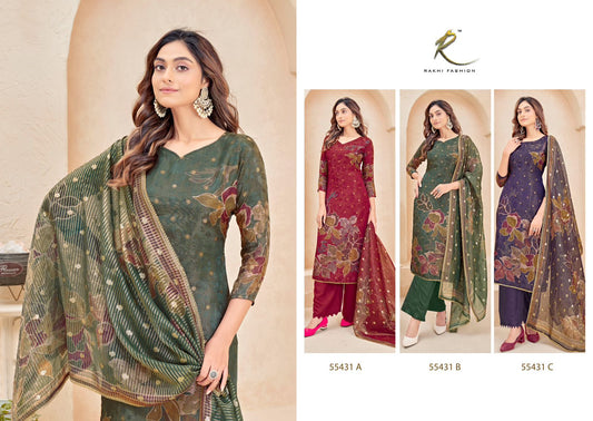 Cinderella Closet Rakhi Fashion Jacquard Pant Style Suits Exporter