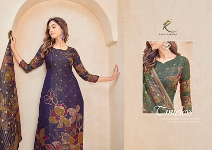 Cinderella Closet Rakhi Fashion Jacquard Pant Style Suits Exporter