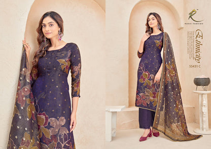 Cinderella Closet Rakhi Fashion Jacquard Pant Style Suits Exporter