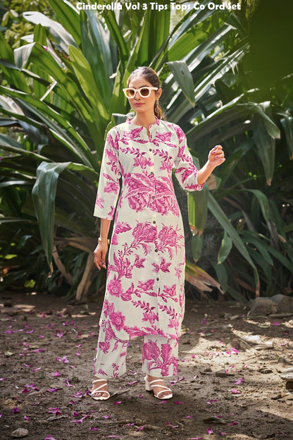 Cinderella Vol 3 Tips Tops Reyon Co Ord Set Manufacturer Ahmedabad