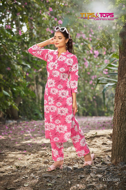 Cinderella Vol 3 Tips Tops Reyon Co Ord Set Manufacturer Ahmedabad