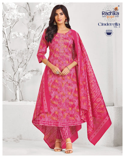 Cinderella Vol 4 Radhika Lifestyle Cotton Readymade Anarkali Suits Wholesaler India