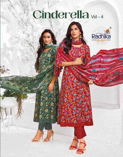 Cinderella Vol 4 Radhika Lifestyle Cotton Readymade Anarkali Suits Wholesaler India