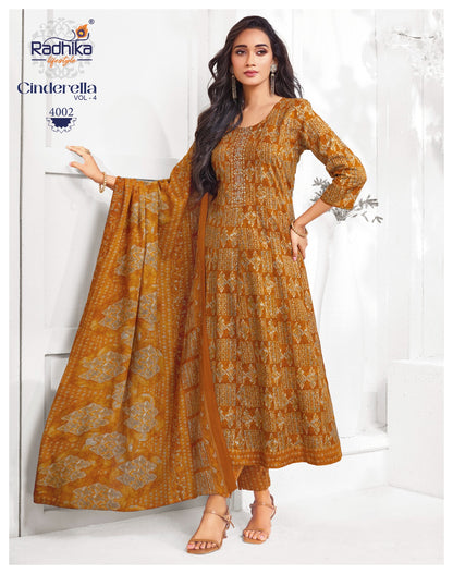 Cinderella Vol 4 Radhika Lifestyle Cotton Readymade Anarkali Suits Wholesaler India