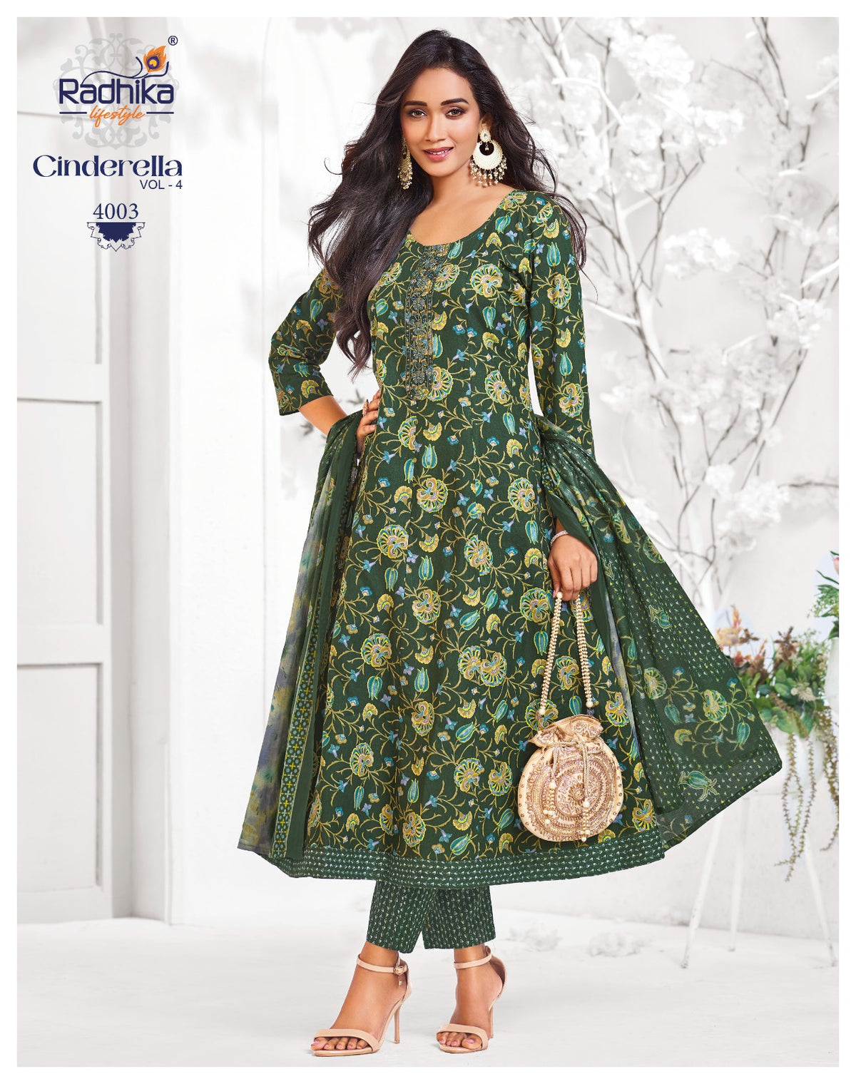 Cinderella Vol 4 Radhika Lifestyle Cotton Readymade Anarkali Suits Wholesaler India