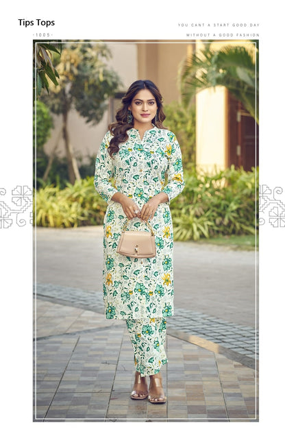 Cinderella Vol 4 Tips Tops Reyon Co Ord Set Wholesale Rate