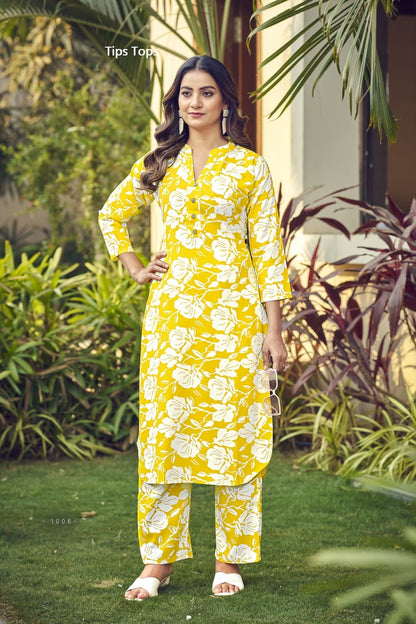 Cinderella Vol 4 Tips Tops Reyon Co Ord Set Wholesale Rate