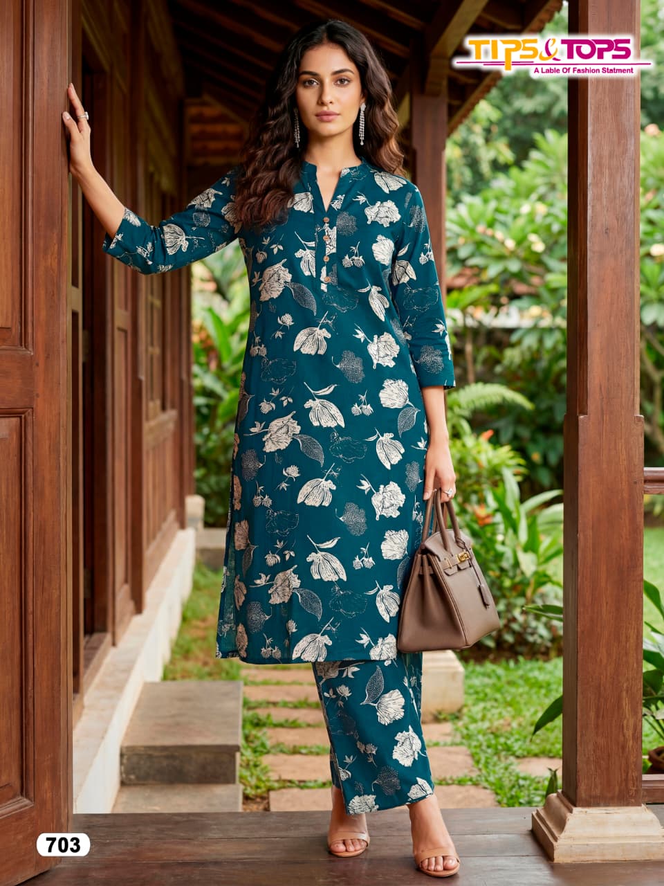 Cinderella Vol 7 Tips Tops Reyon Co Ord Set Manufacturer India