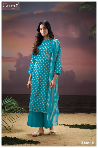 Cinzia 3891 Ganga Pashmina Suits Supplier