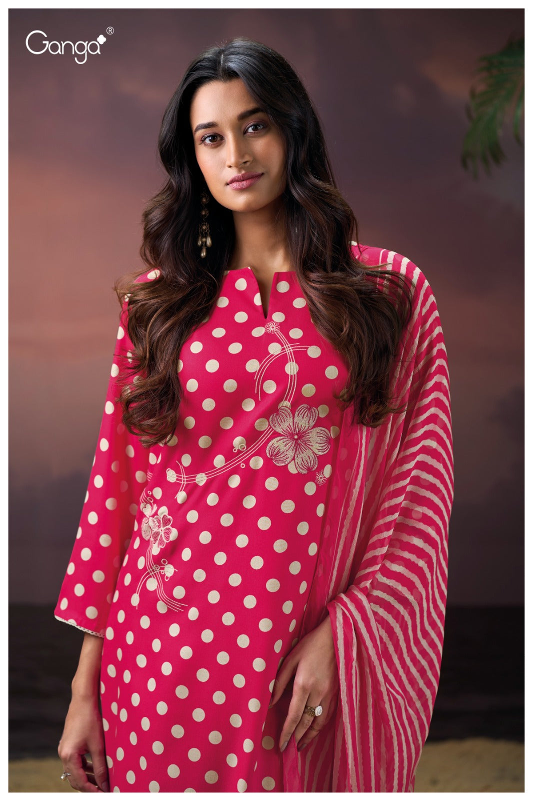 Cinzia 3891 Ganga Pashmina Suits Supplier