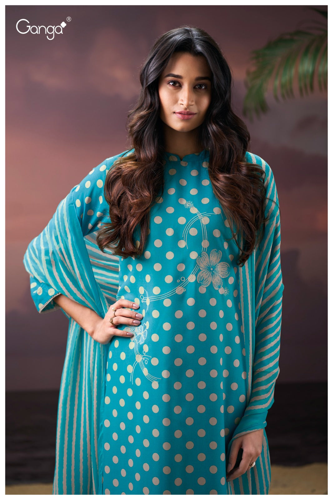 Cinzia 3891 Ganga Pashmina Suits Supplier