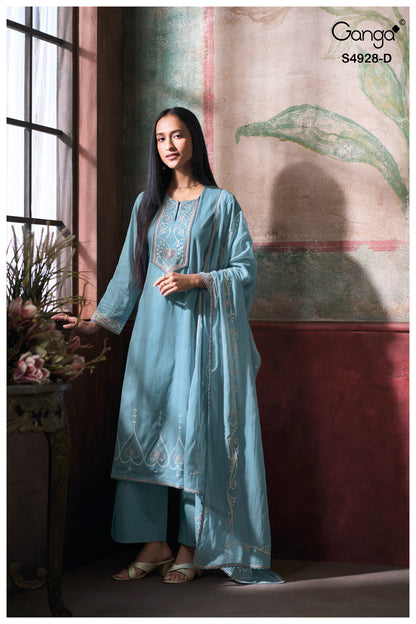 Ciraa S4928 Ganga Bemberg Pant Style Suits Wholesale Price