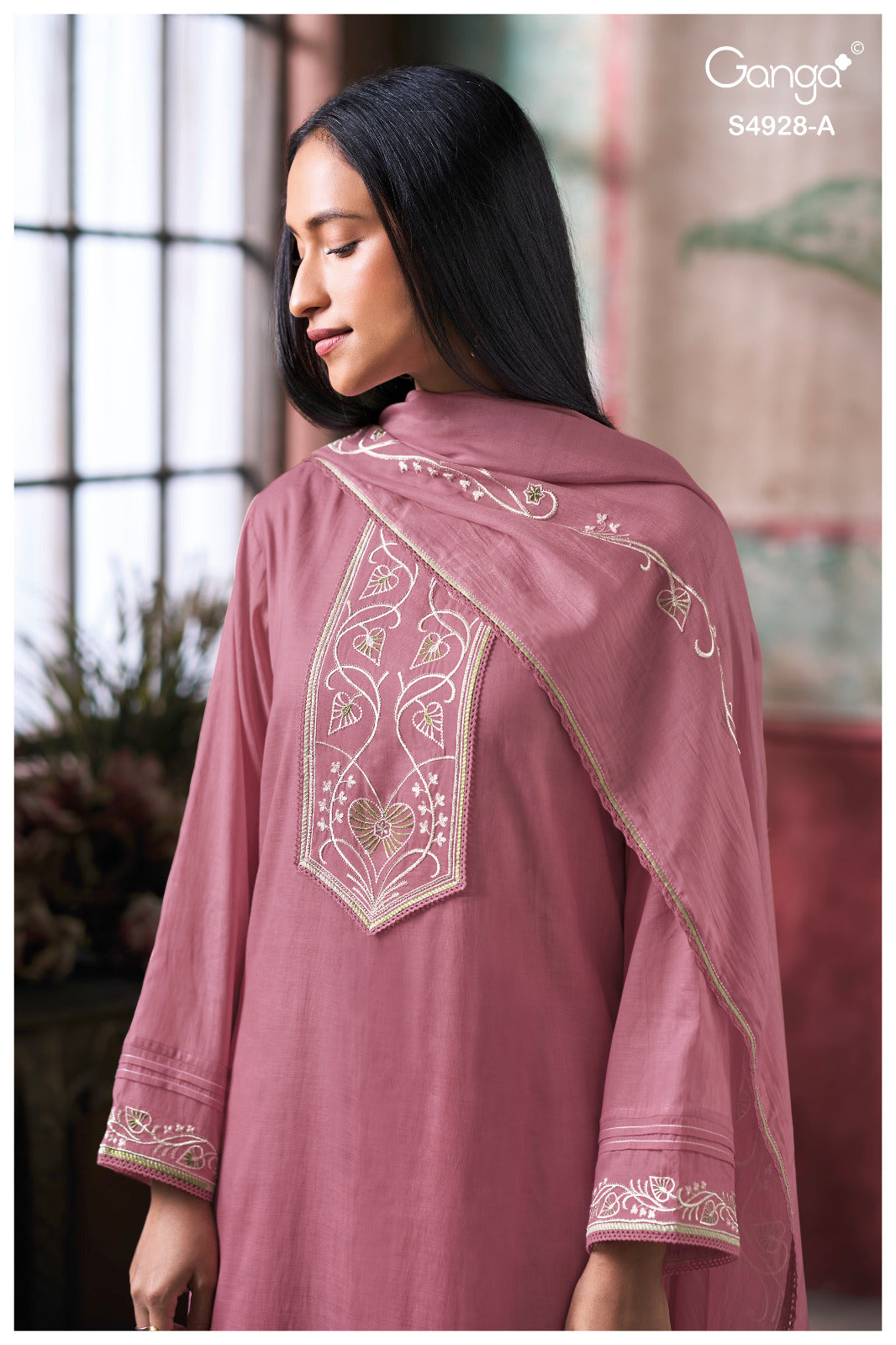 Ciraa S4928 Ganga Bemberg Pant Style Suits Wholesale Price