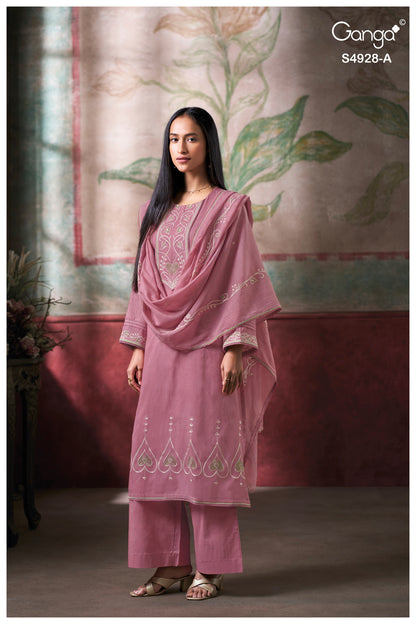 Ciraa S4928 Ganga Bemberg Pant Style Suits Wholesale Price