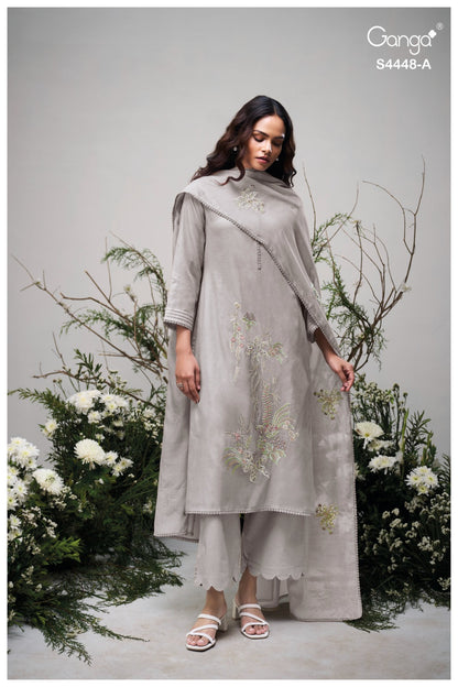 Cireen 4448 Ganga Mul Plazzo Style Suits Supplier India