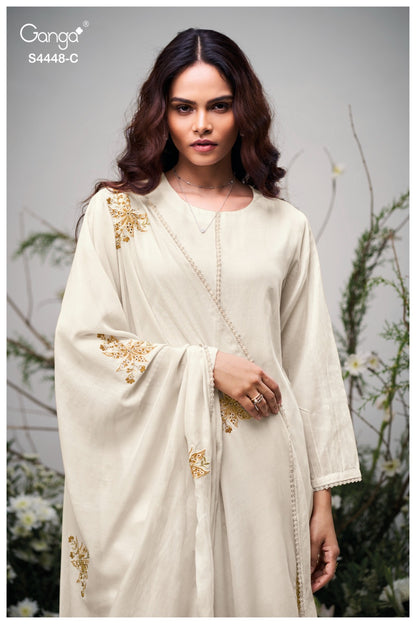 Cireen 4448 Ganga Mul Plazzo Style Suits Supplier India