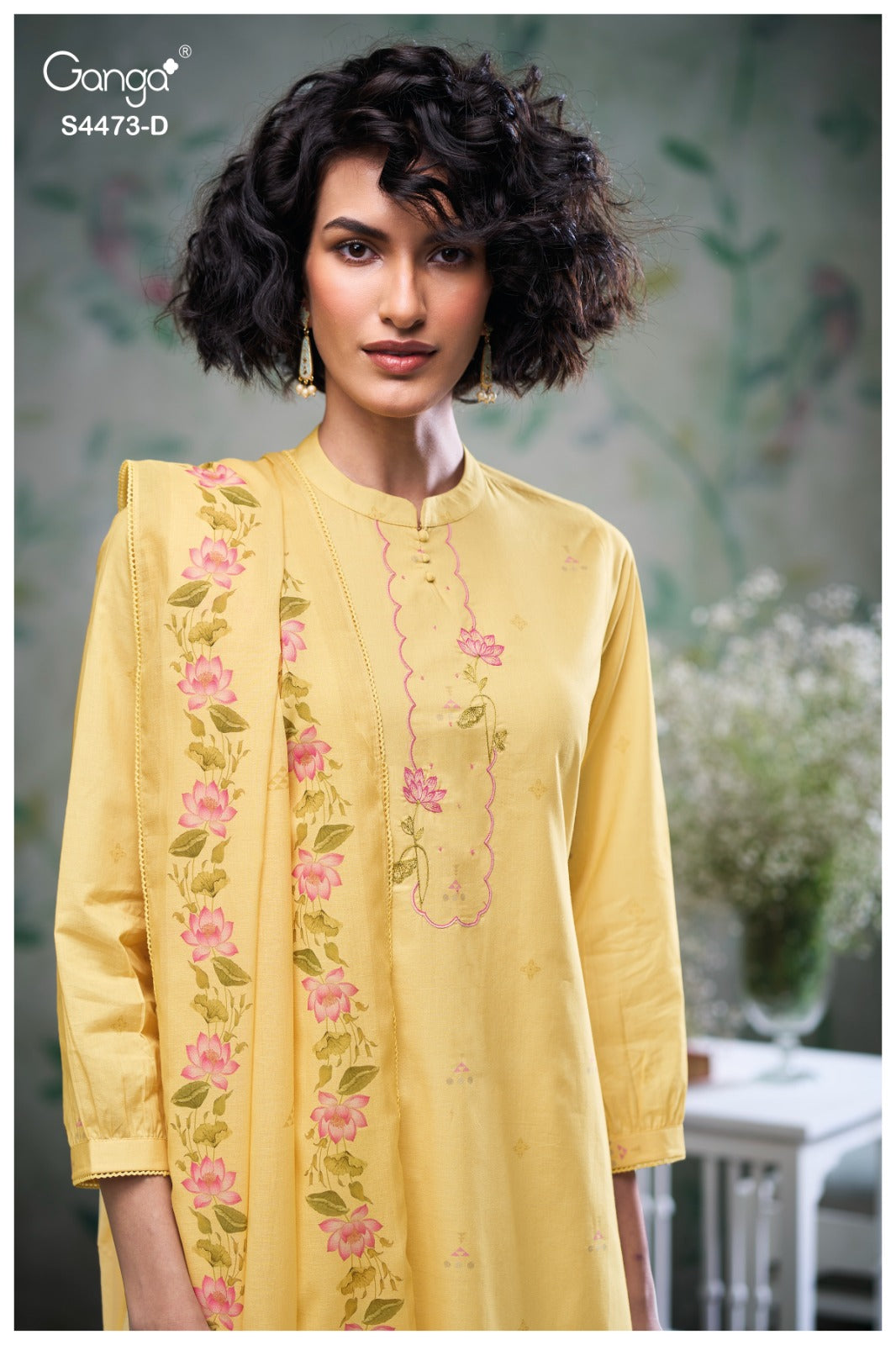 Cirel 4473 Ganga Cotton Plazzo Style Suits Exporter India