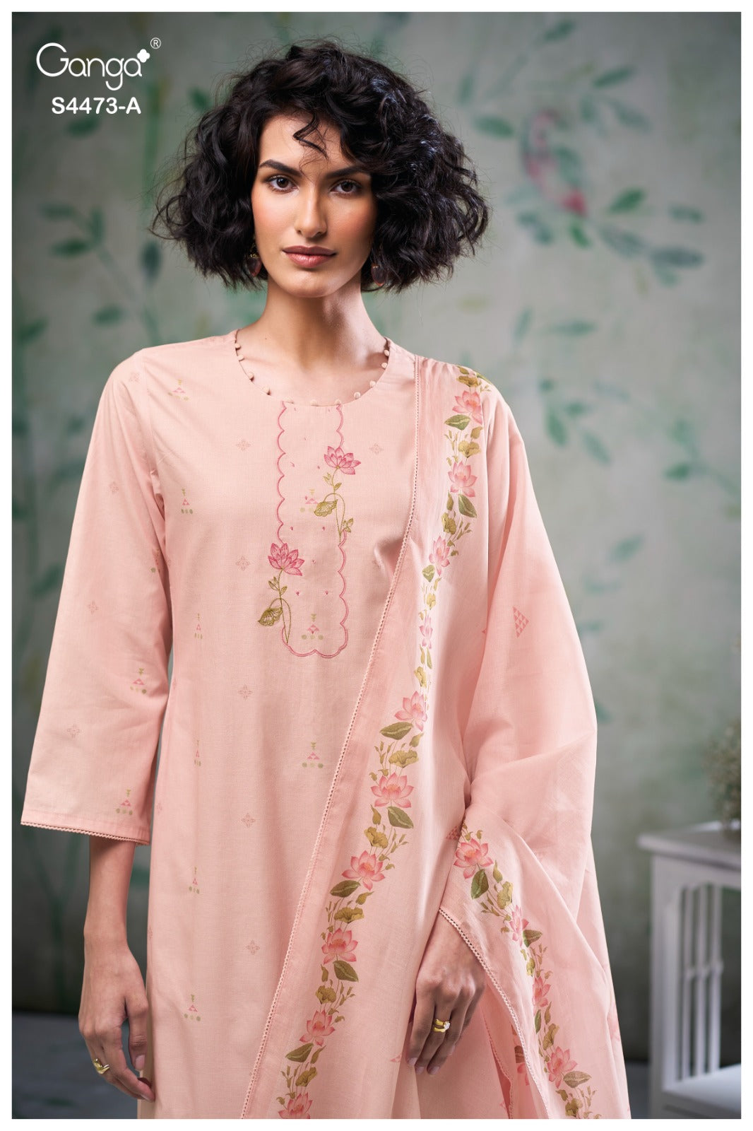 Cirel 4473 Ganga Cotton Plazzo Style Suits Exporter India