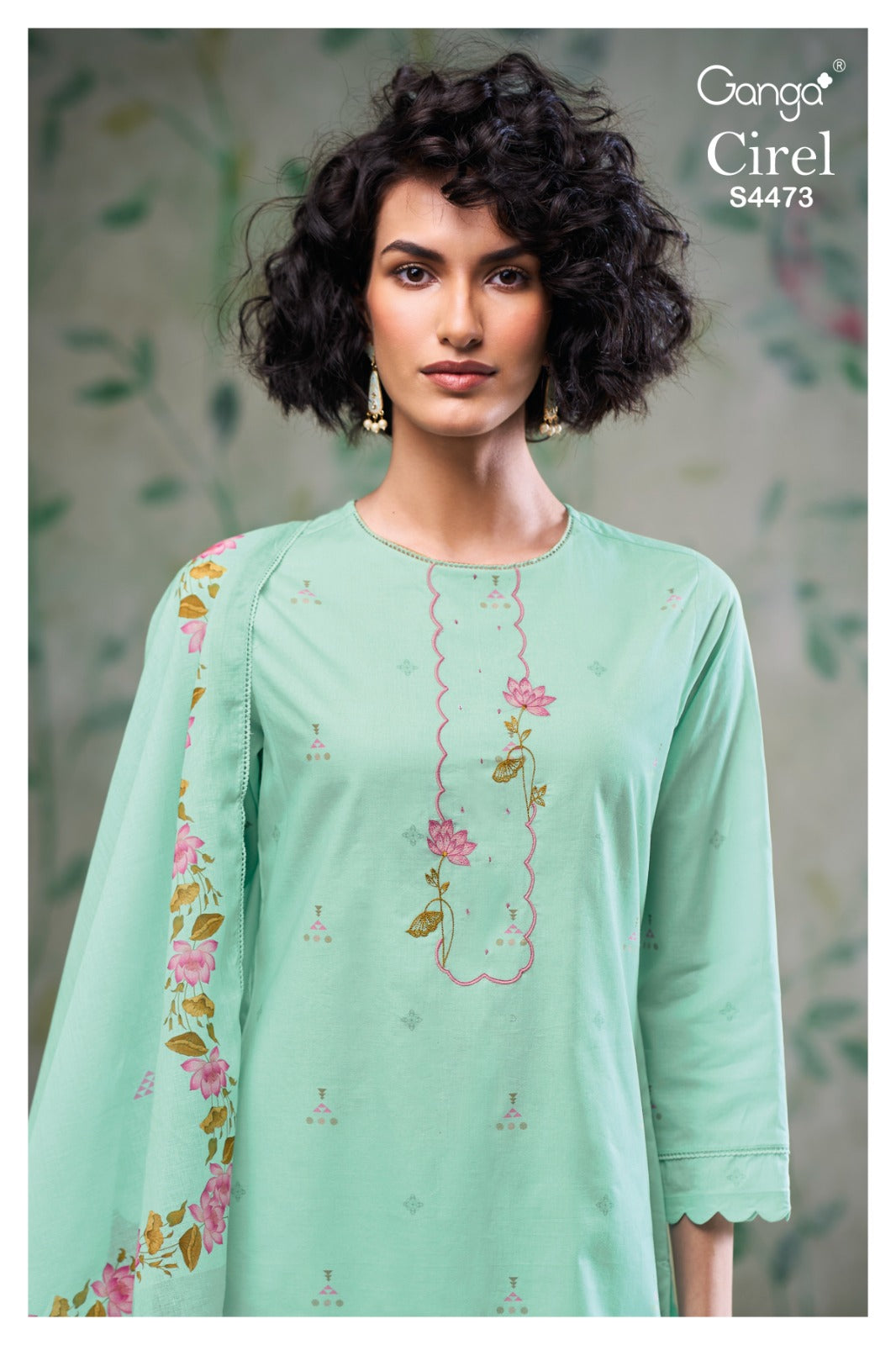 Cirel 4473 Ganga Cotton Plazzo Style Suits Exporter India