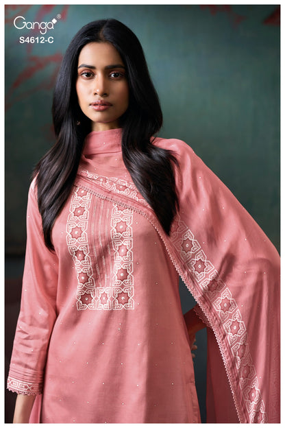 Cirona 4612 Ganga Cotton Satin Pant Style Suits Manufacturer India