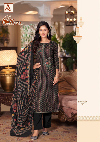 Citra Alok Viscose Rayon Karachi Salwar Suits Manufacturer