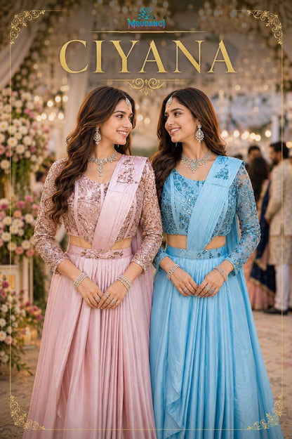 Ciyana Mrudangi Ready To Wear Saree Manufacturer India