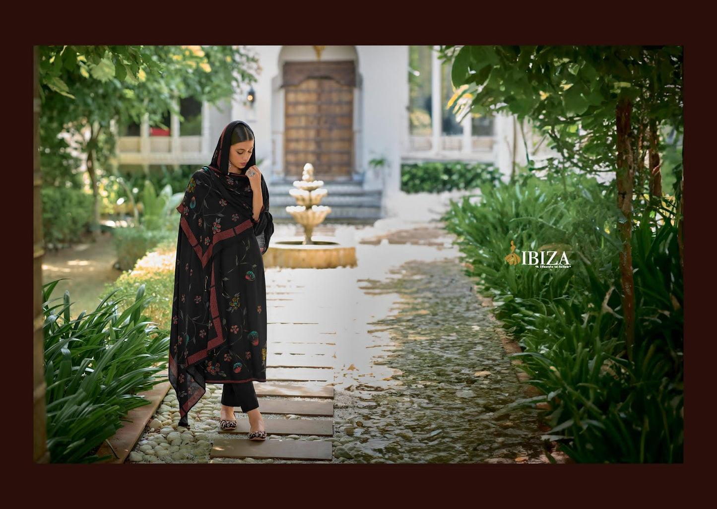 Clara Ibiza Viscose Pashmina Suits Wholesale Price