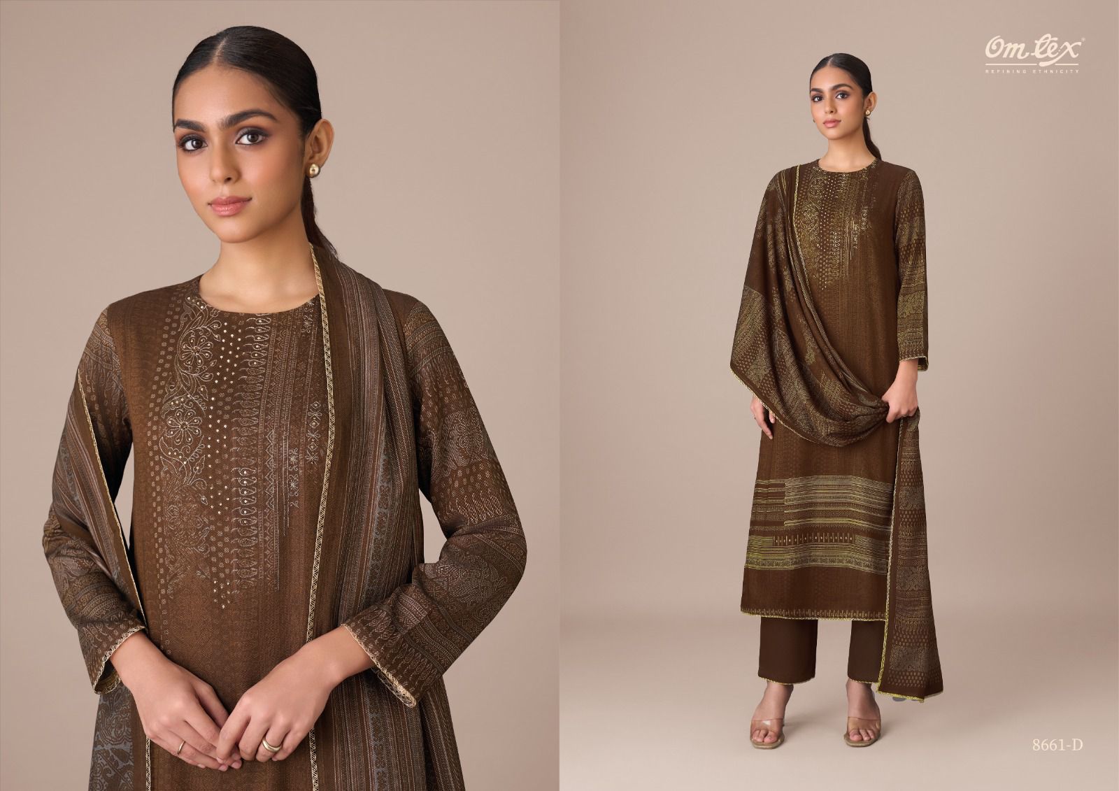 Clara Omtex Pashmina Suits Manufacturer Gujarat