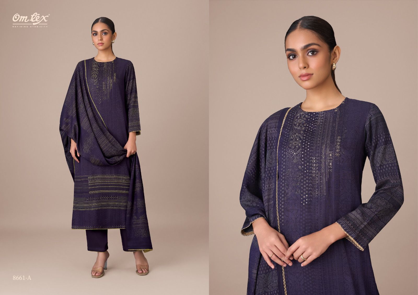 Clara Omtex Pashmina Suits Manufacturer Gujarat