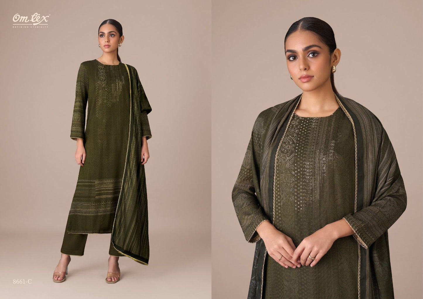 Clara Omtex Pashmina Suits Manufacturer Gujarat