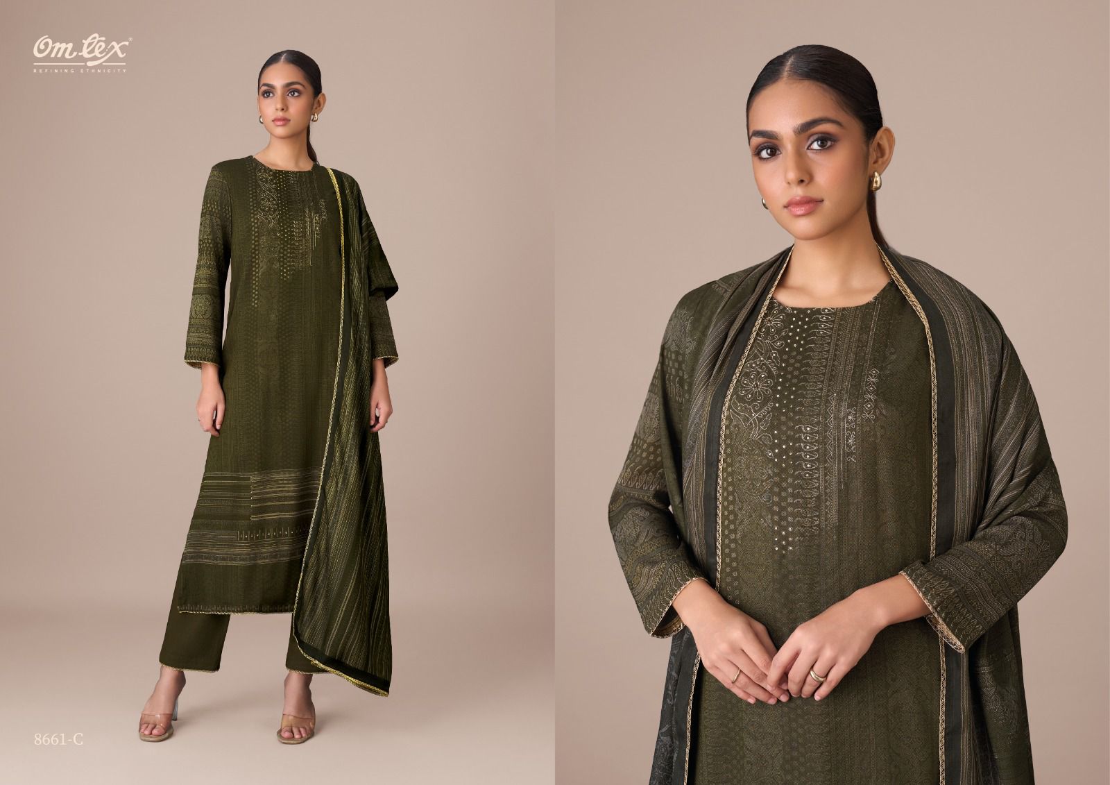 Clara Omtex Pashmina Suits Manufacturer Gujarat