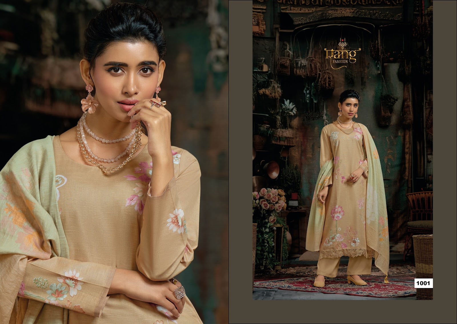 Clara Rang Fashion Viscose Linen Pant Style Suits Manufacturer