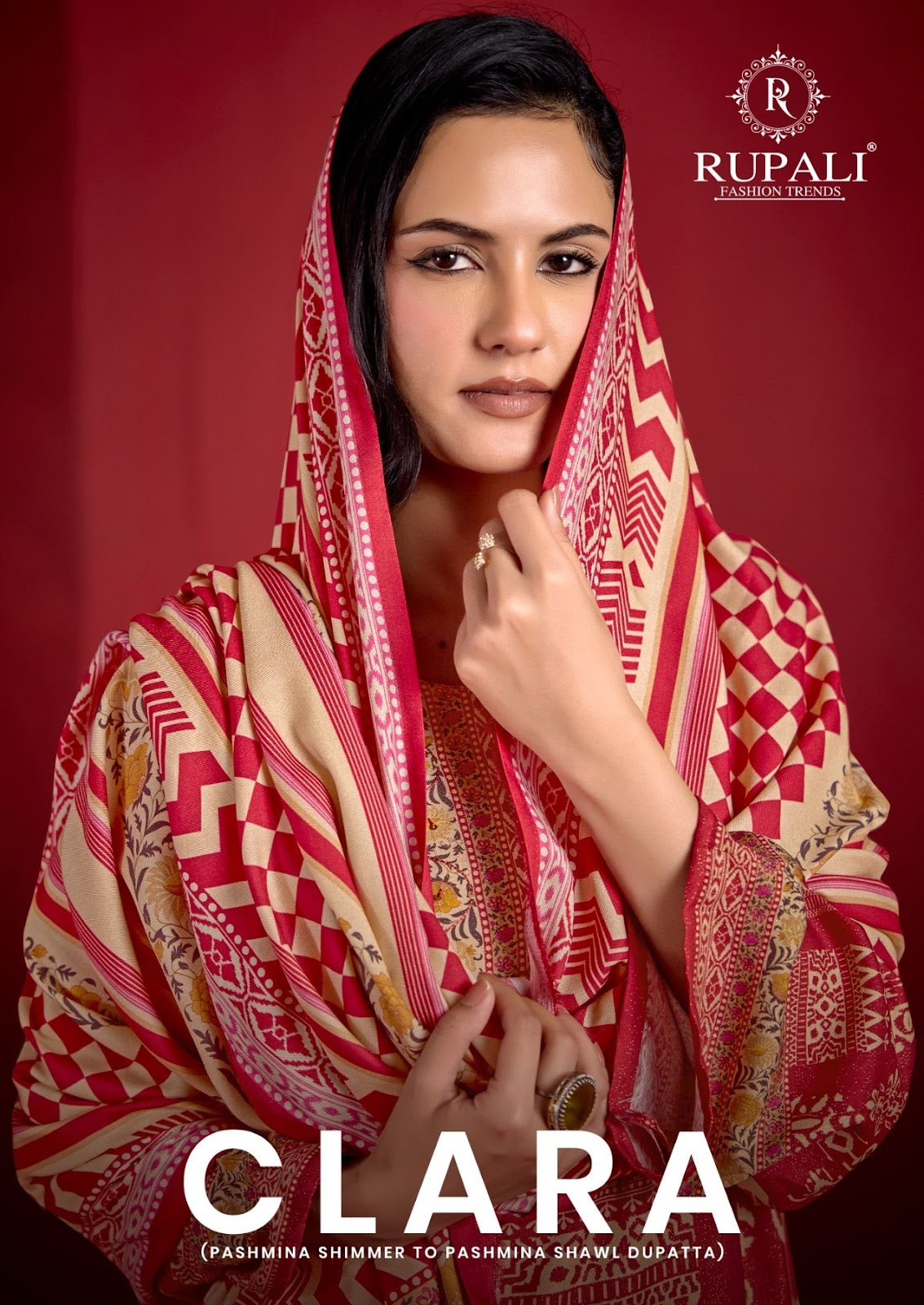 Clara Rupali Pashmina Suits Supplier Gujarat