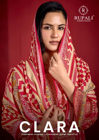Clara Rupali Pashmina Suits Supplier Gujarat