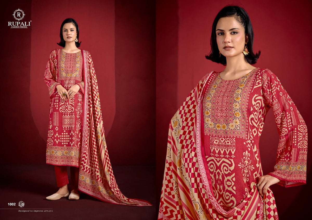 Clara Rupali Pashmina Suits Supplier Gujarat