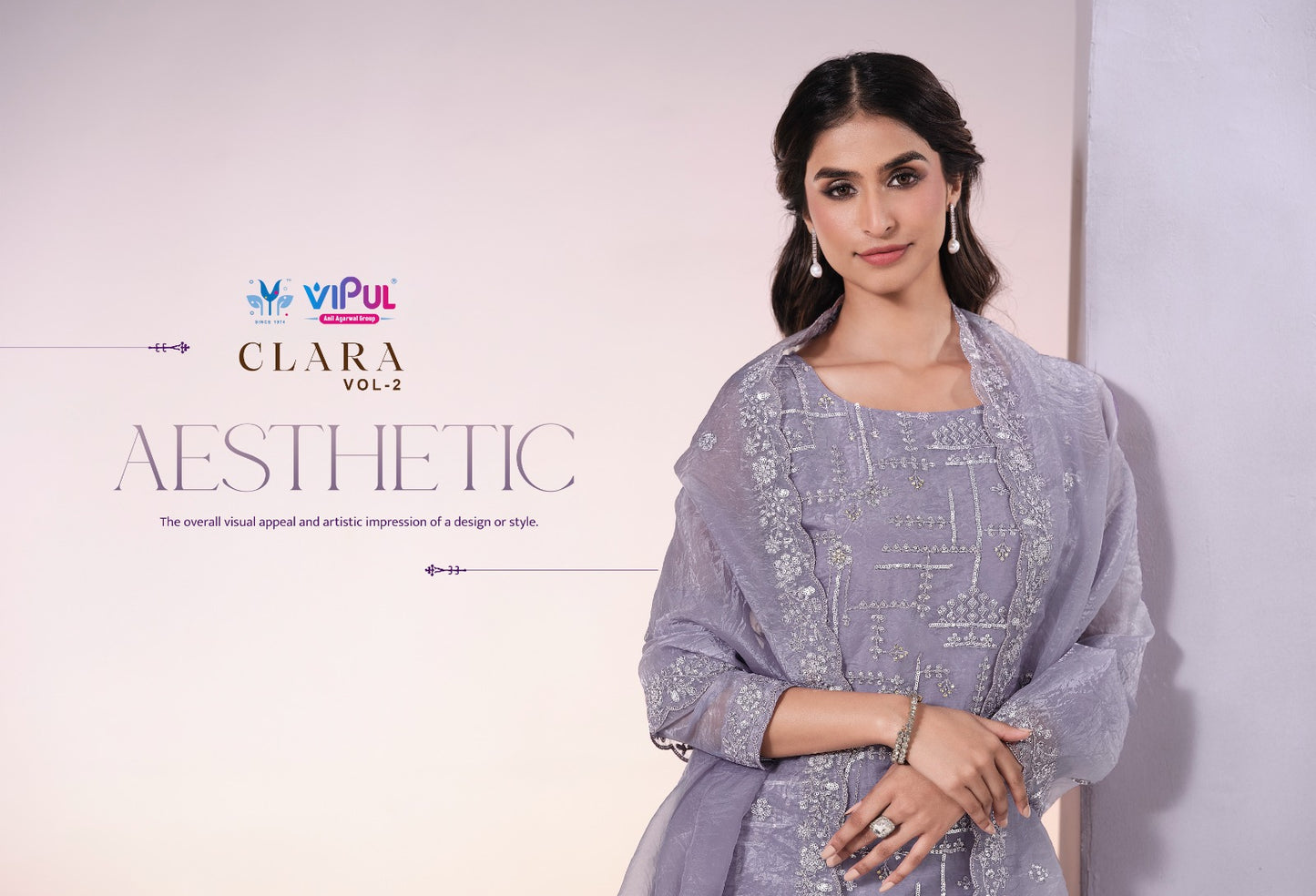 Clara Vol 2 Vipul Organza Pant Style Suits Wholesale Price