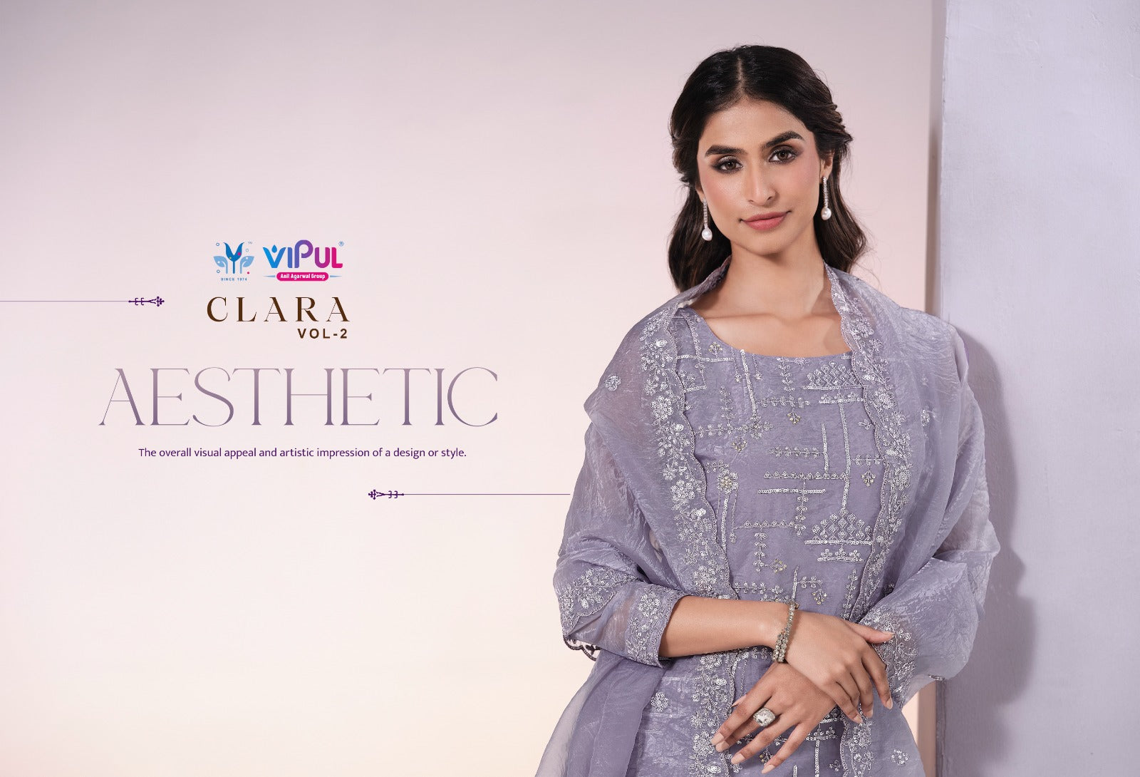 Clara Vol 2 Vipul Organza Pant Style Suits Wholesale Price