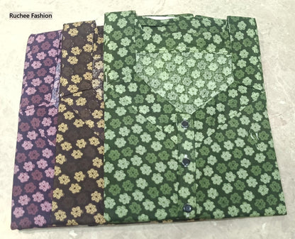 Classic Scoop 1507 Ruchee Fashion Night Gowns Exporter Ahmedabad