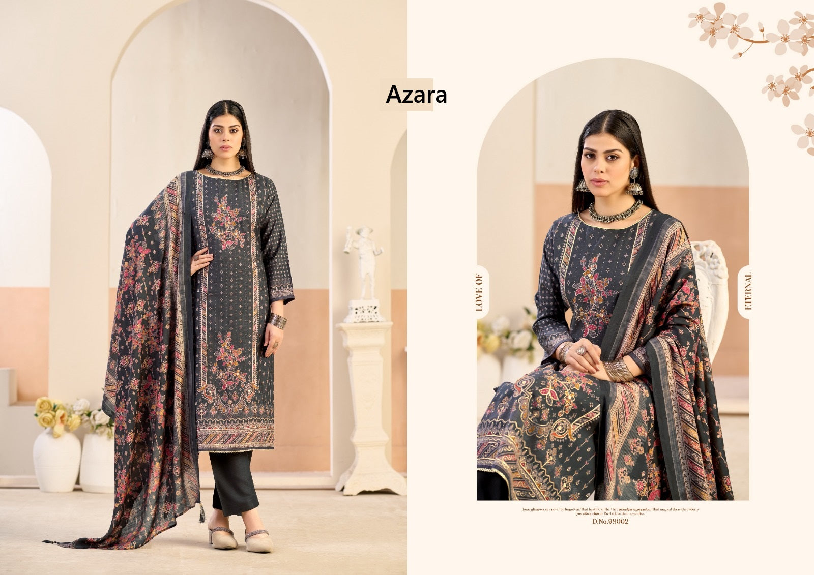 Classic Touch Radhika Fashion Azara Viscose Karachi Salwar Suits Supplier India