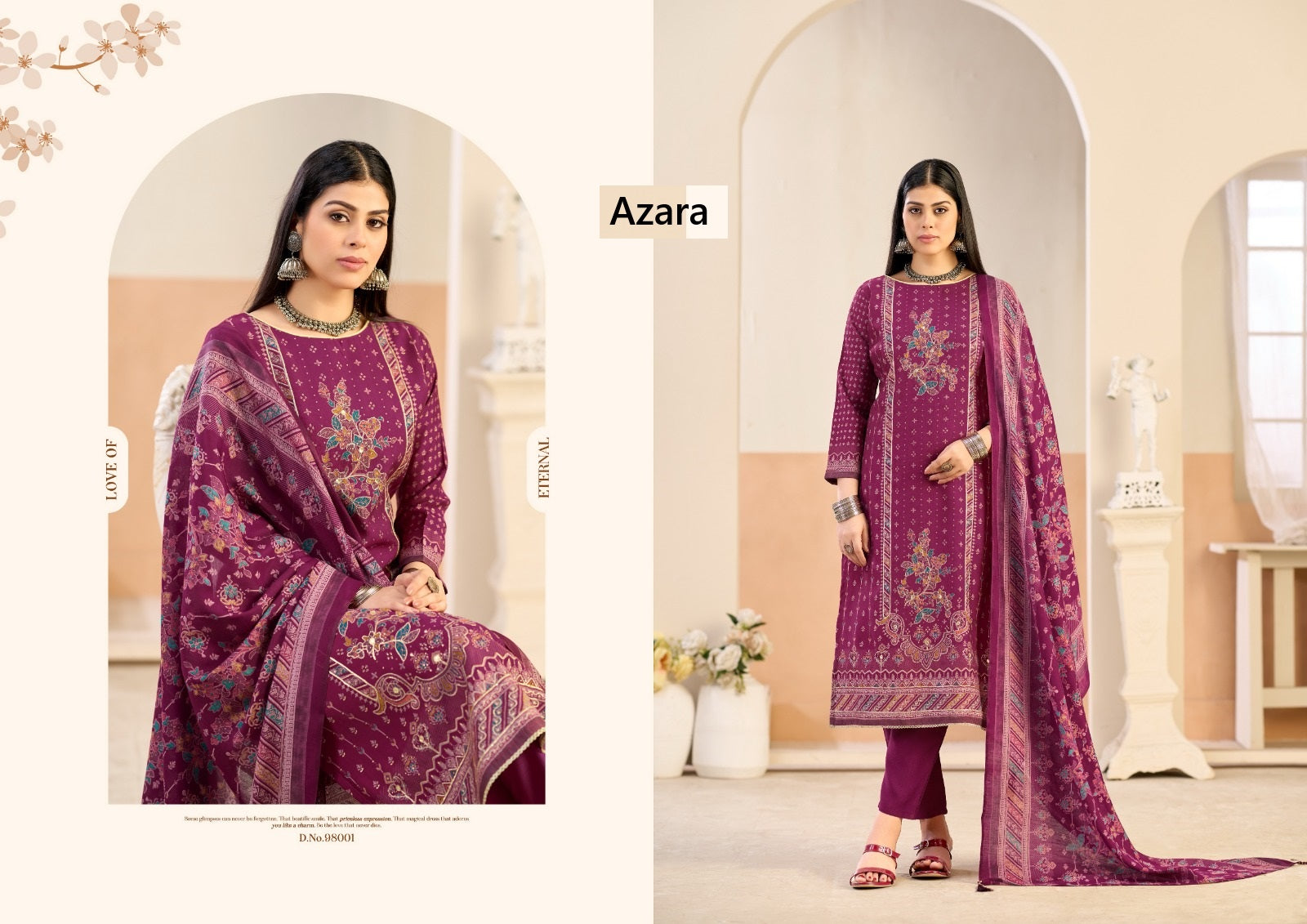 Classic Touch Radhika Fashion Azara Viscose Karachi Salwar Suits Supplier India