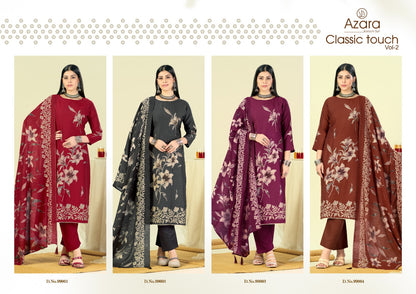 Classic Touch Vol 2 Radhika Fashion Azara Viscose Karachi Salwar Suits Manufacturer Gujarat