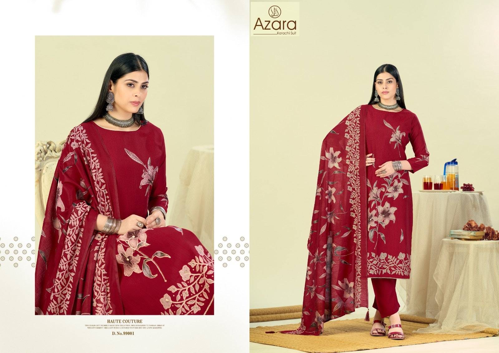 Classic Touch Vol 2 Radhika Fashion Azara Viscose Karachi Salwar Suits Manufacturer Gujarat