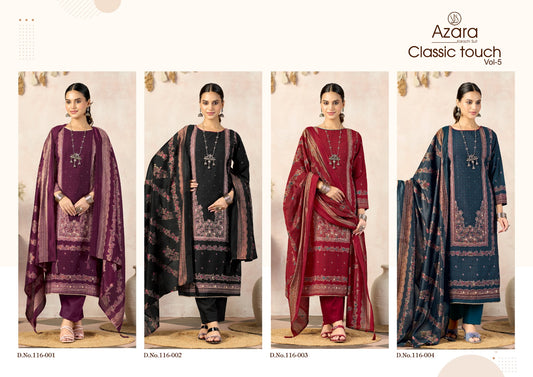 Classic Touch Vol 5 Radhika Fashion Azara Viscose Karachi Salwar Suits Supplier