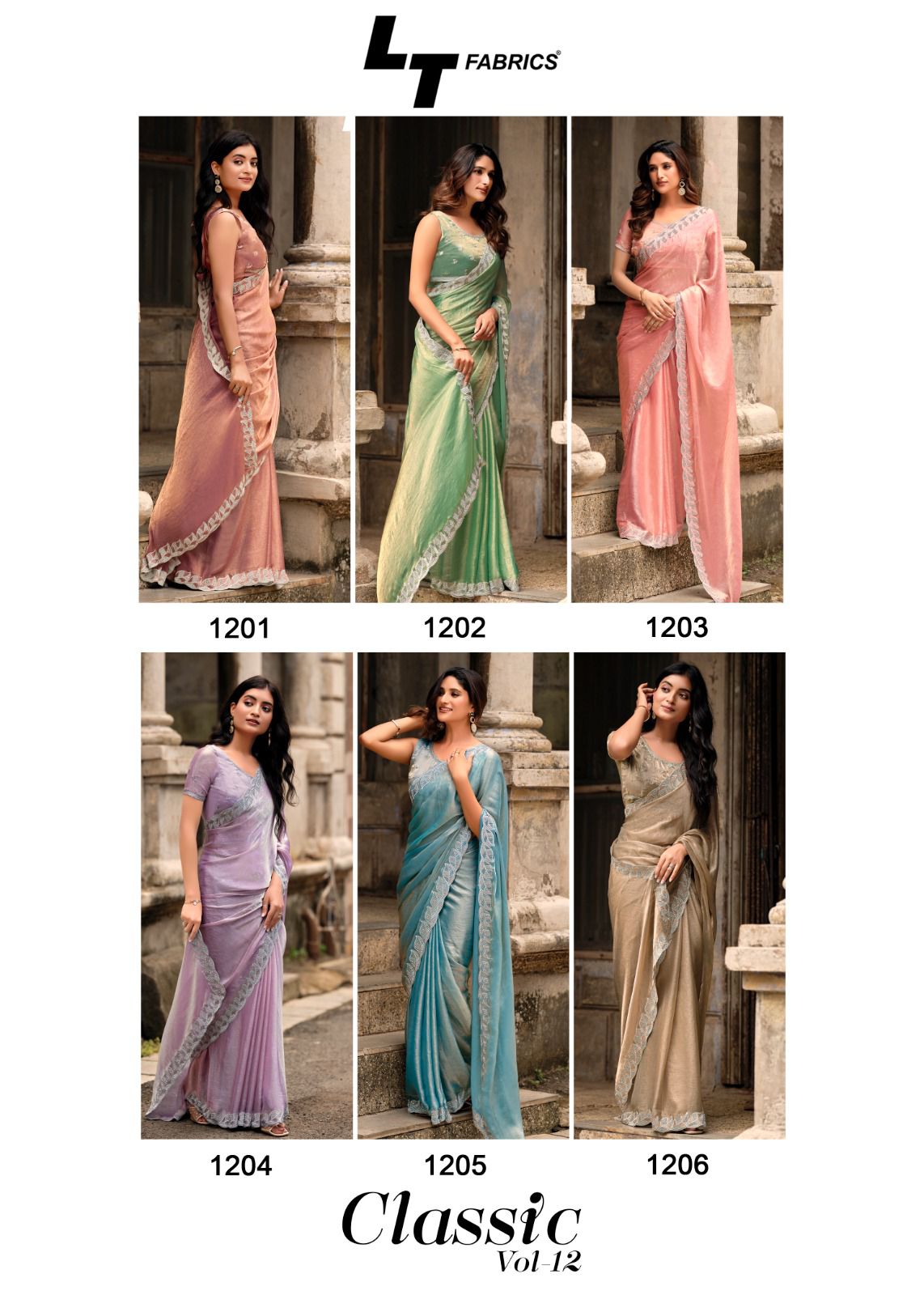 Classic Vol 12 Lt Fabrics Silk Sarees Exporter