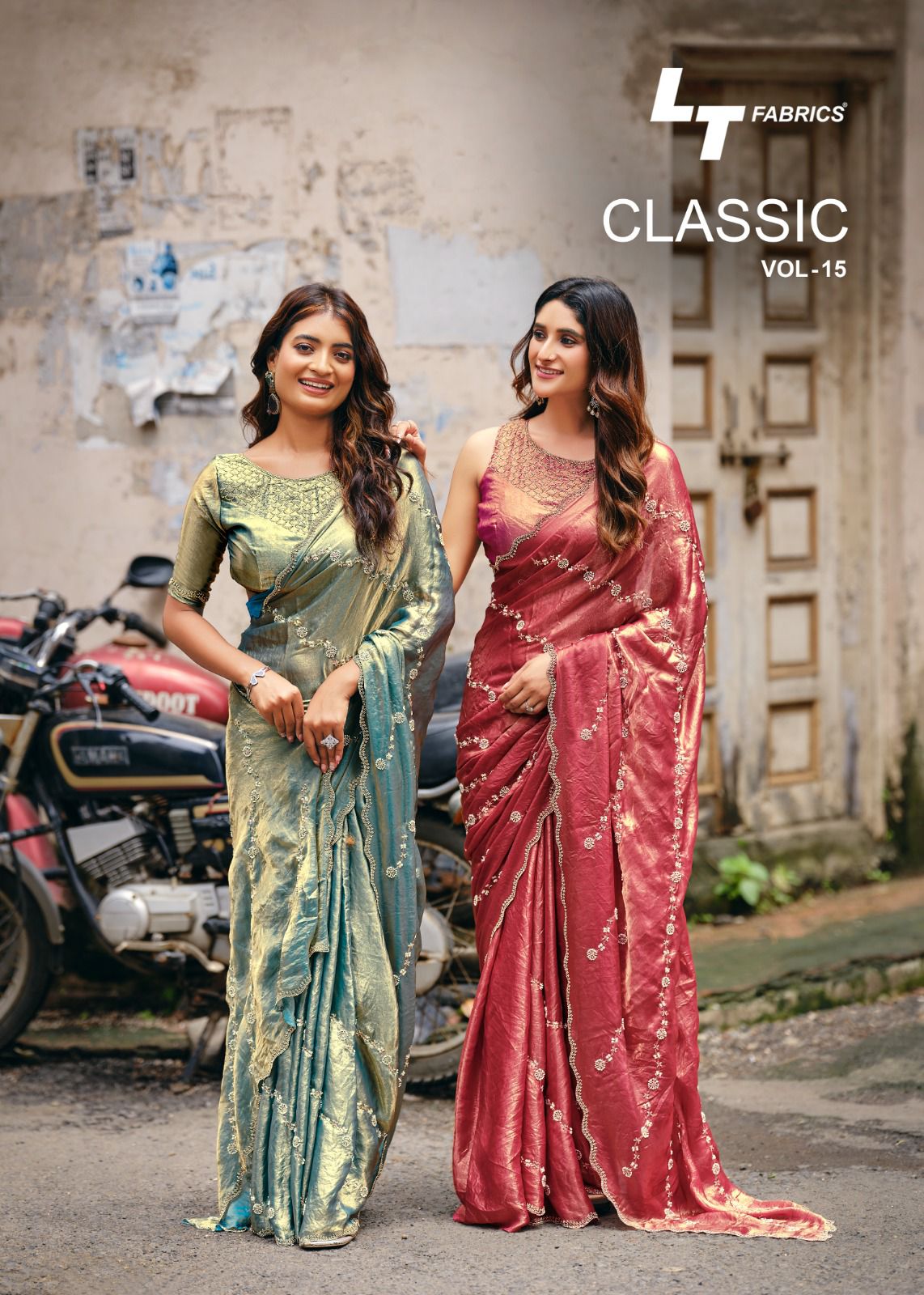 Classic Vol 15 Lt Fabrics Silk Sarees Exporter Ahmedabad