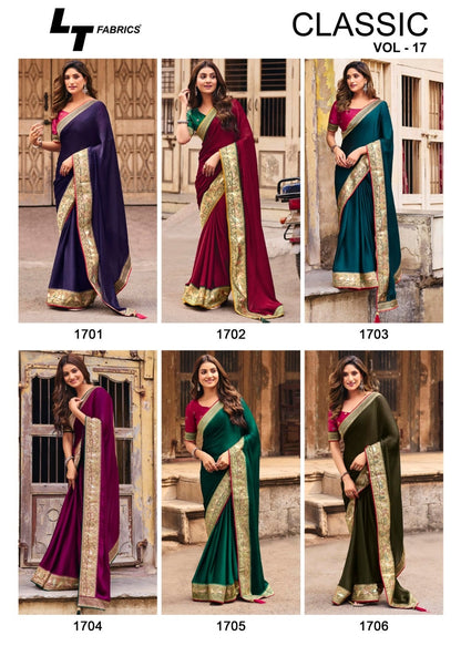 Classic Vol 17 Lt Fabrics Silk Sarees Wholesale Price