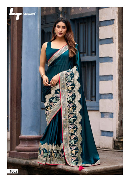Classic Vol 18 Lt Fabrics Silk Sarees Wholesale