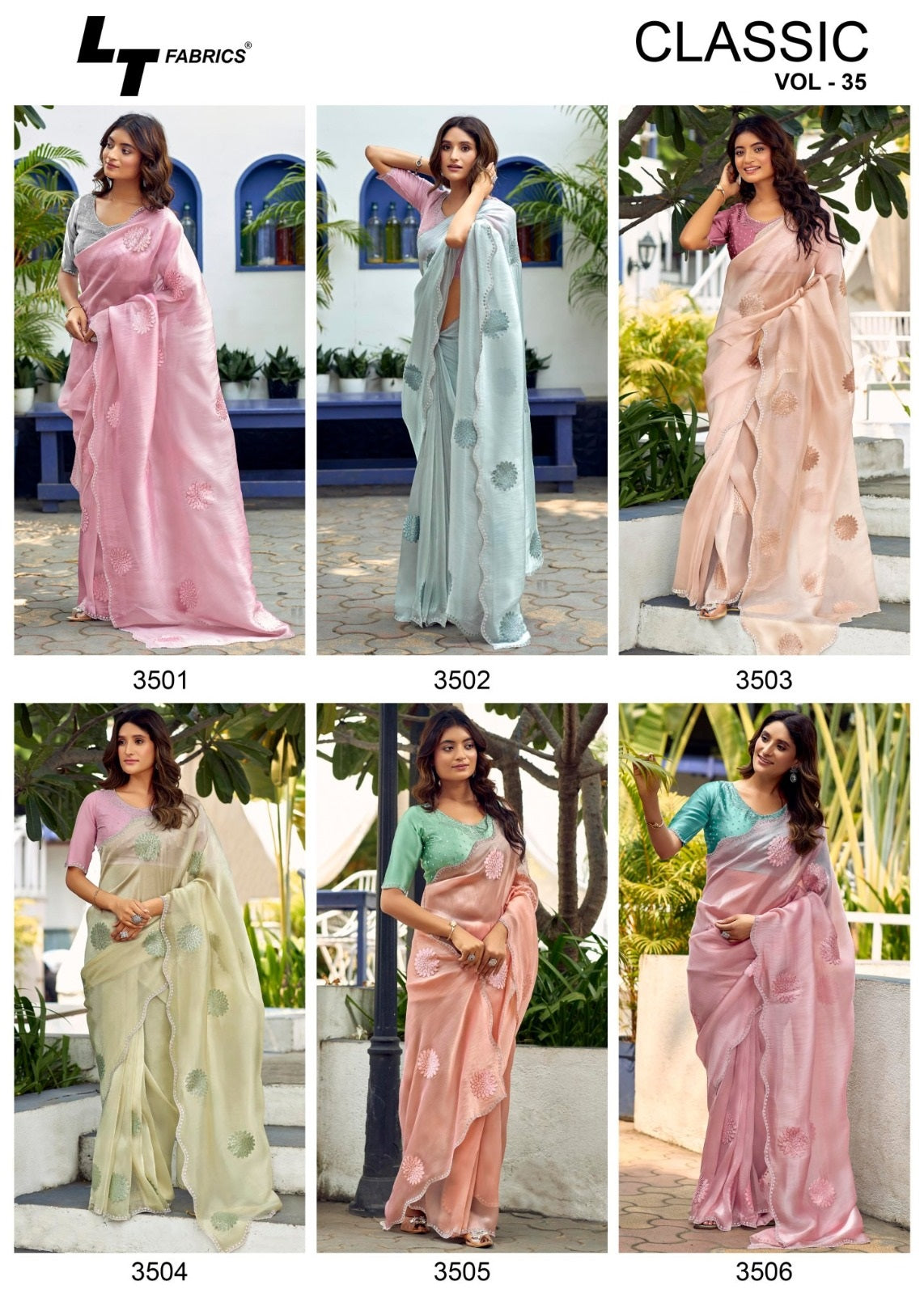 Classic Vol 35 Lt Fabrics Silk Sarees Supplier Ahmedabad