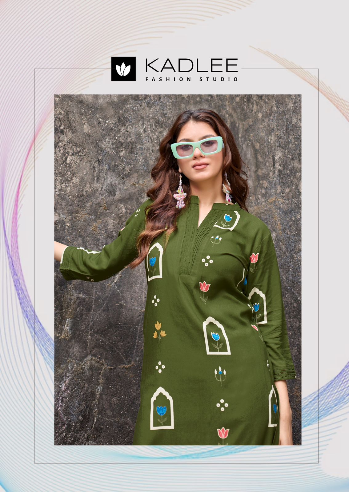 Classy Look Kadlee Rayon Readymade Plazzo Style Suits Wholesale Rate