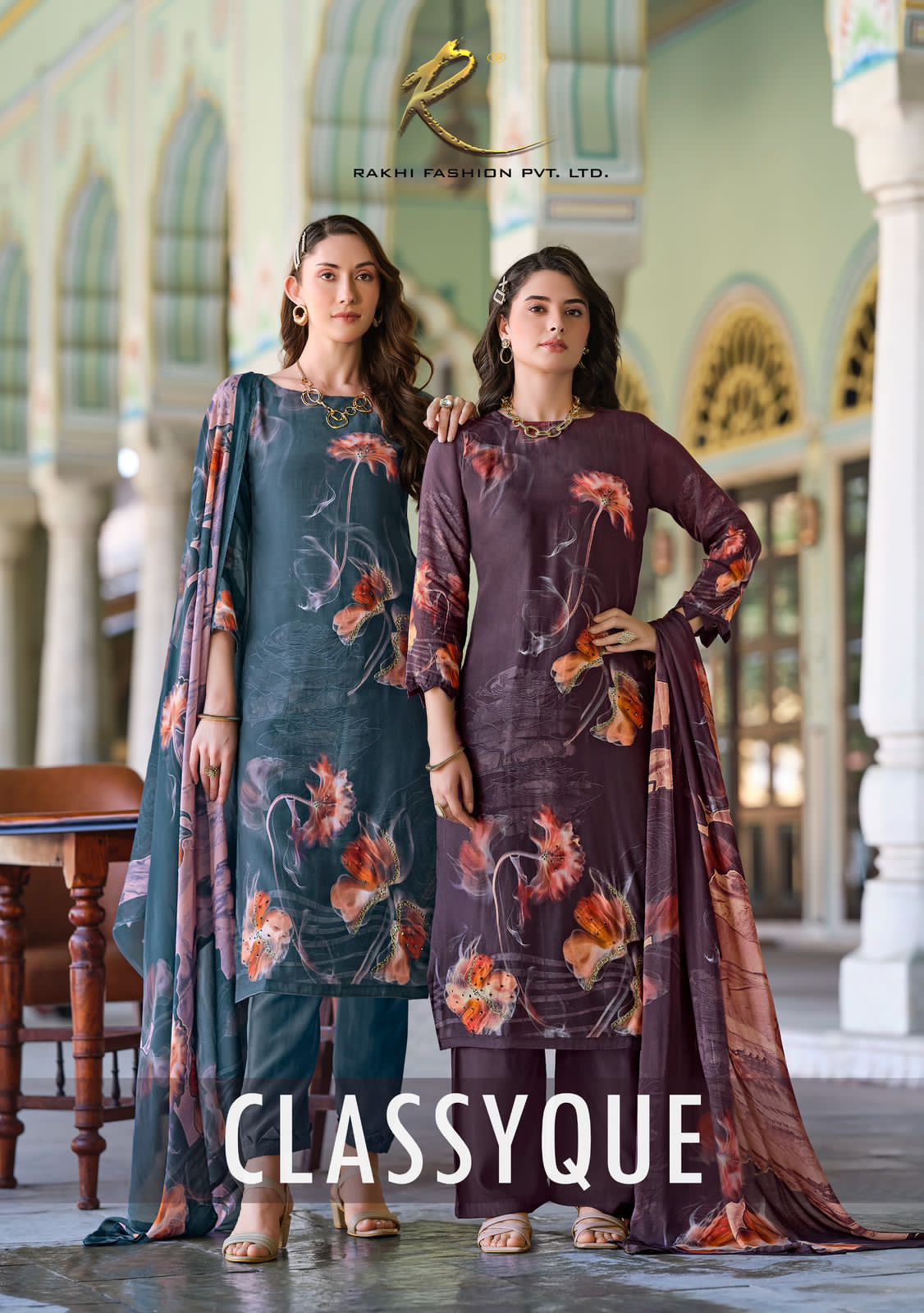Classyque Rakhi Fashion Pure Viscose Pant Style Suits Wholesale Price